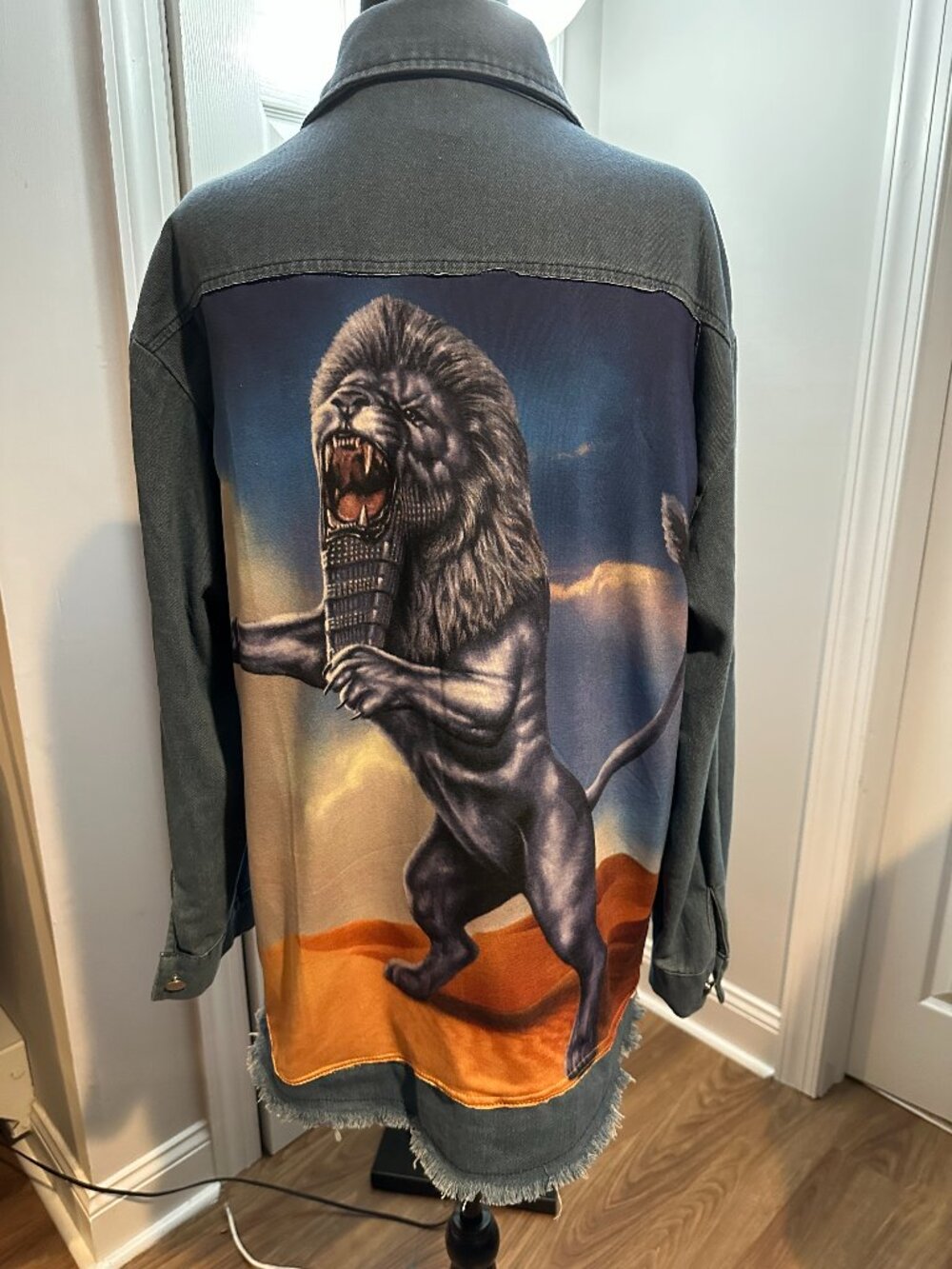 Rolling Stones Bridges To Babylon Denim Jean Shirt (M)